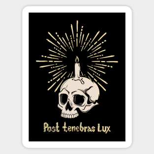 Post tenebras lux Sticker